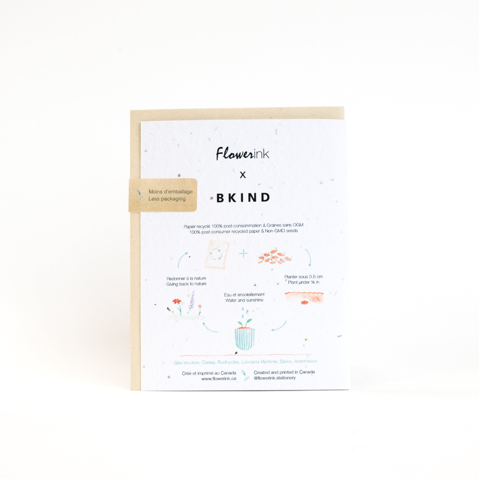 Carte plantable - C&