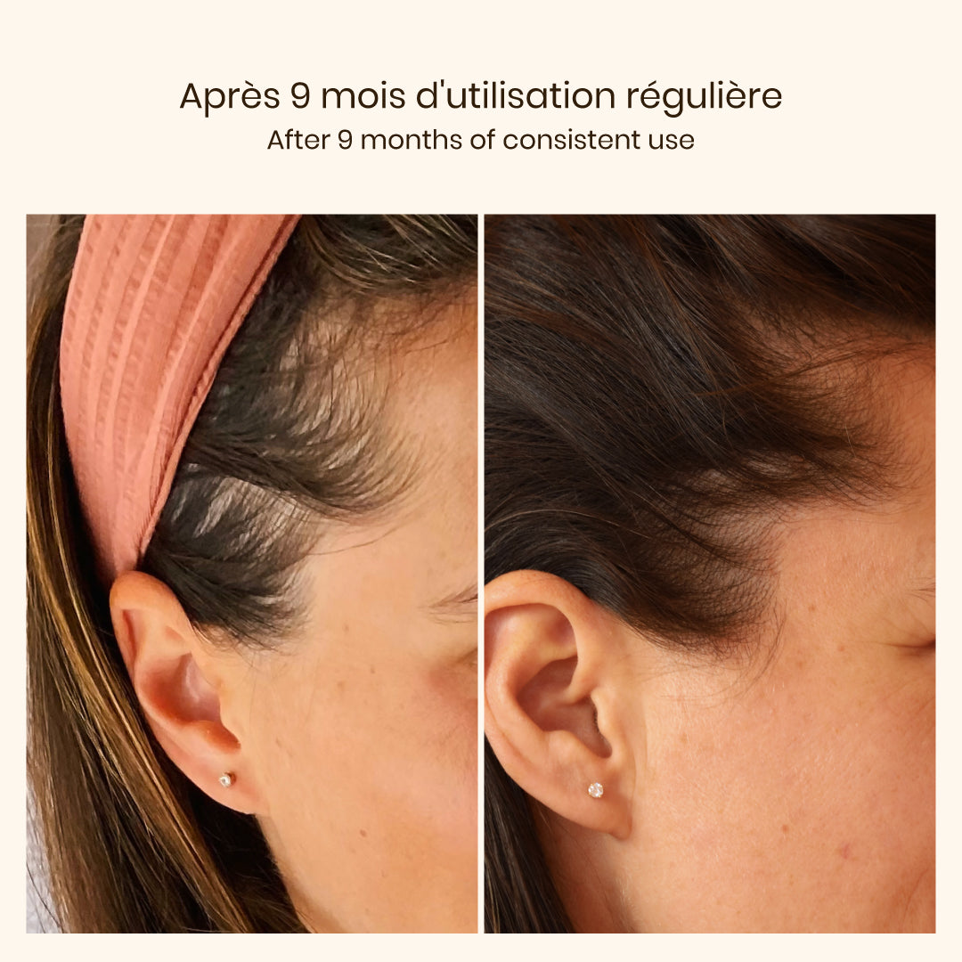 Sérum capillaire densifiant avec peptides et racine de maca