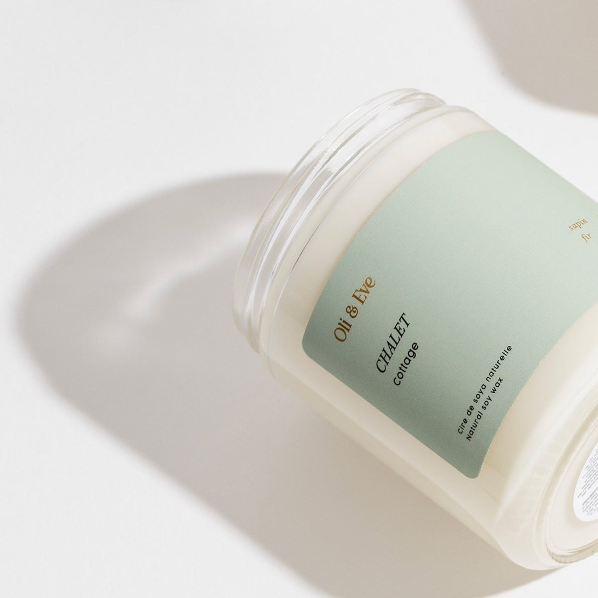 Jar of candle with &