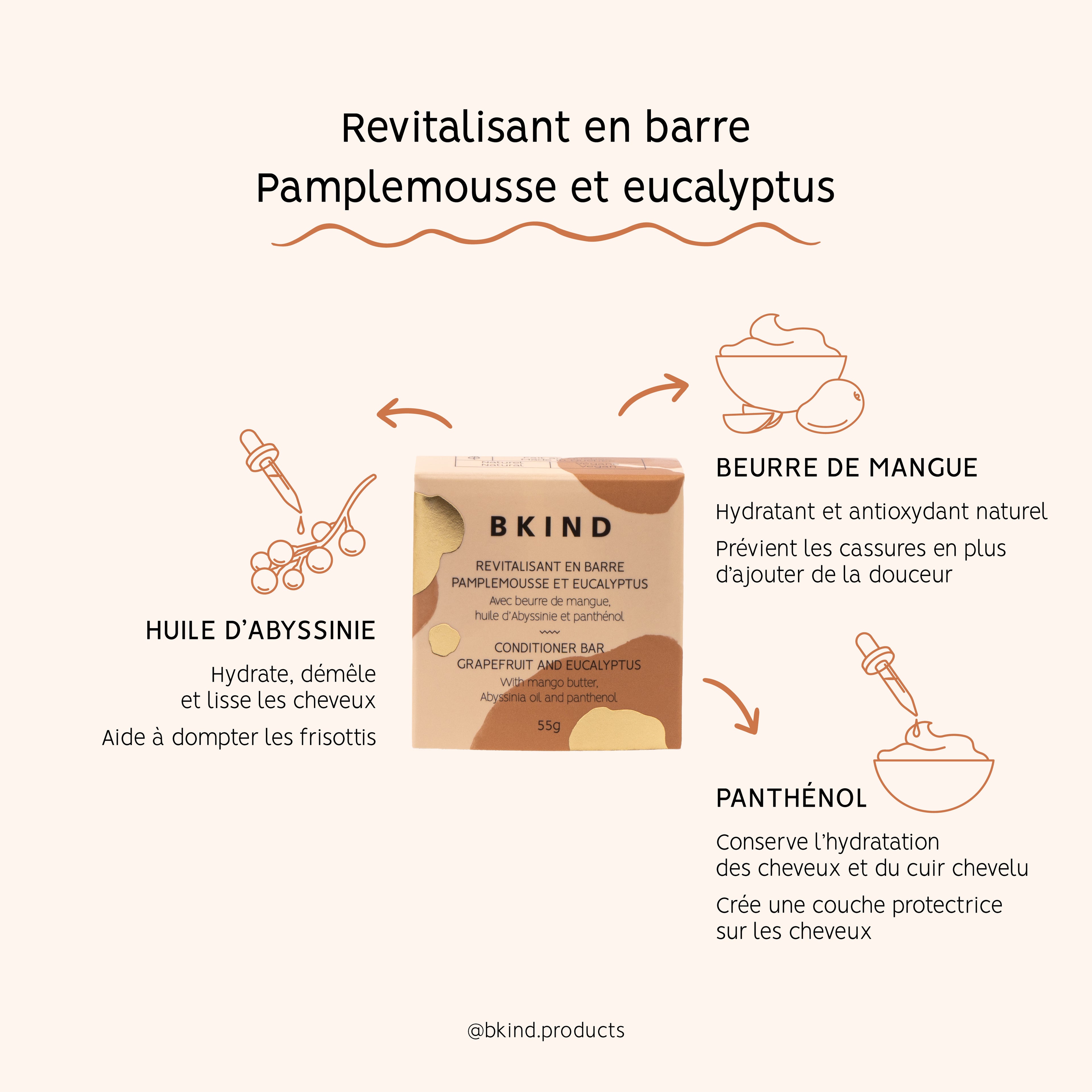 Revitalisant en barre - Cheveux normaux et/ou à tendance grasse