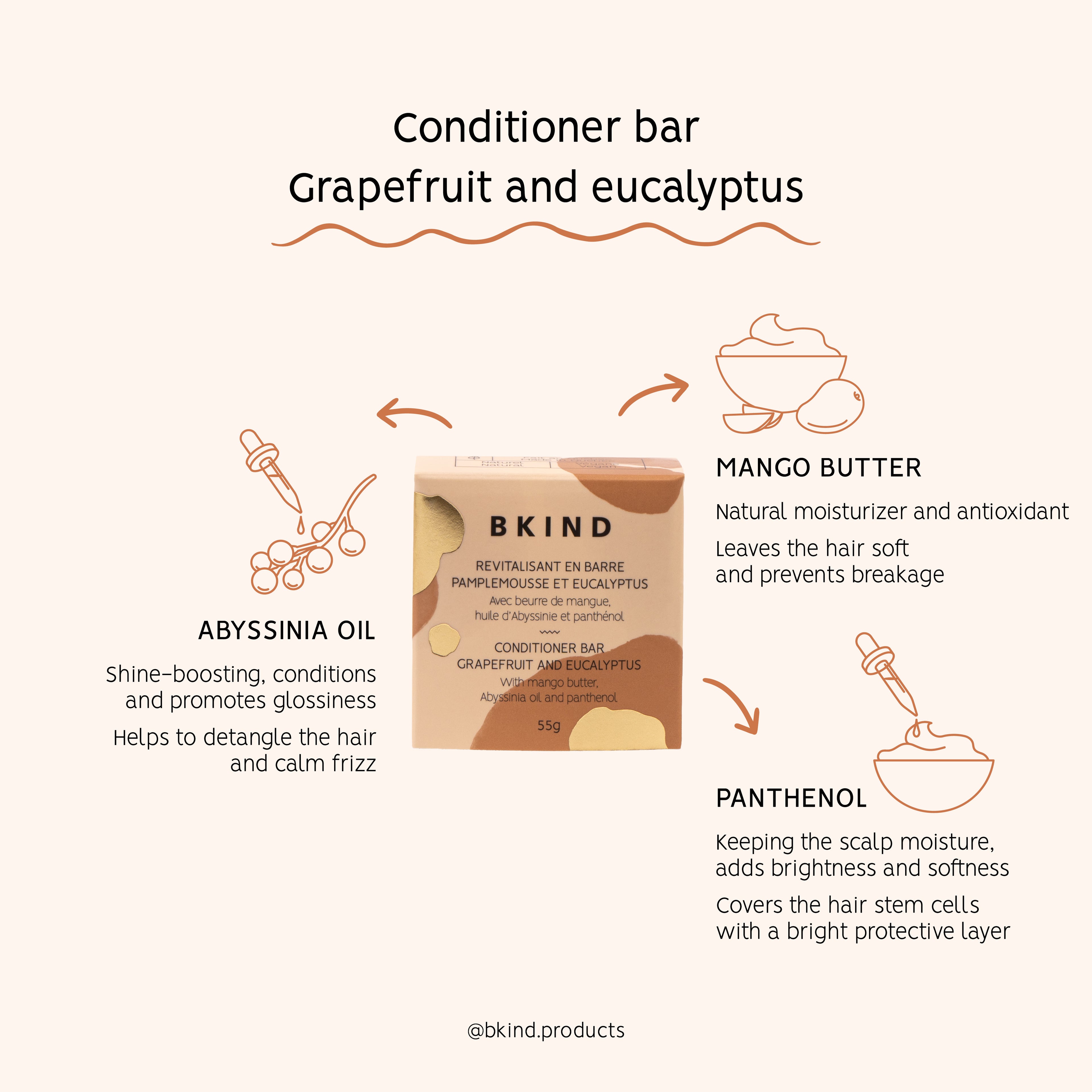 Revitalisant en barre - Cheveux normaux et/ou à tendance grasse