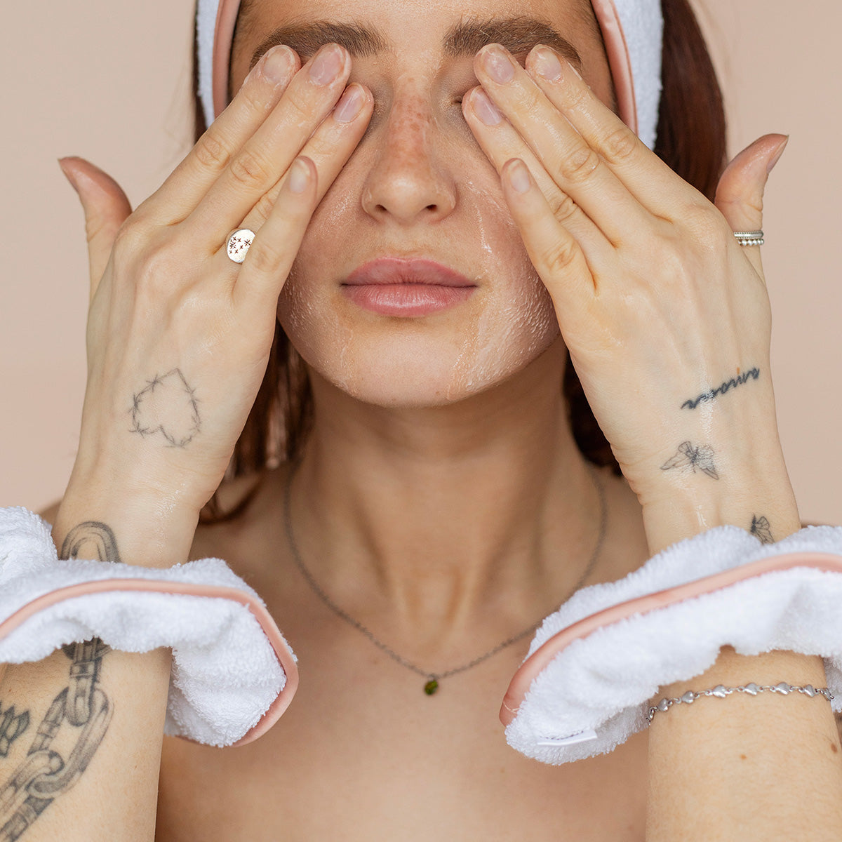 Duo de chouchous de poignets - Rose