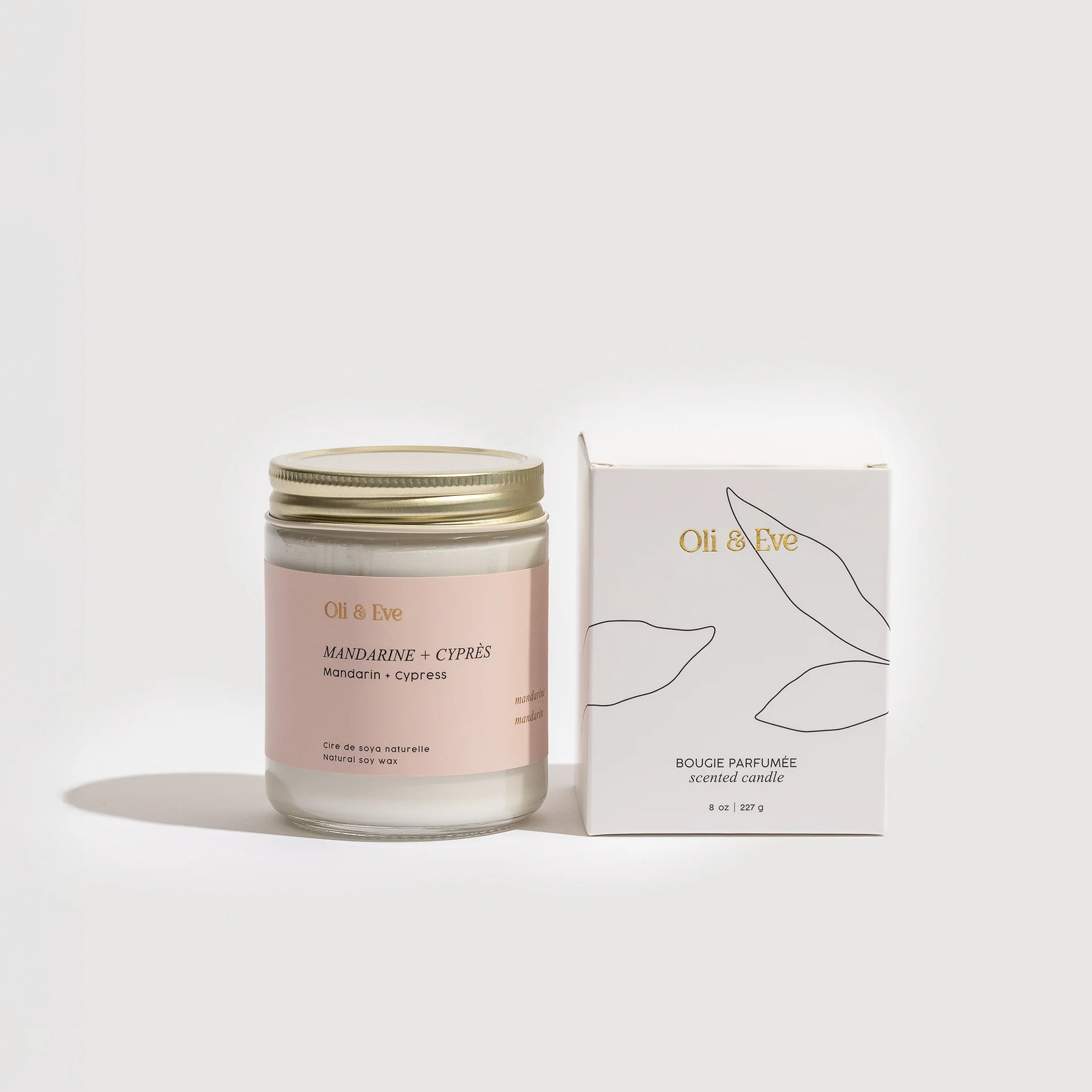 Oli & Eve Candle - Mandarin & Cypress