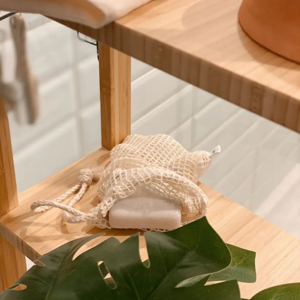 Sac à savon en coton biologique