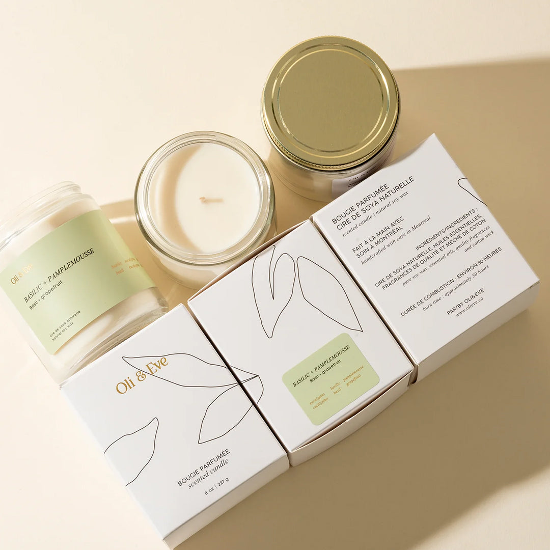 Oli & Eve Candle - Basil & Grapefruit