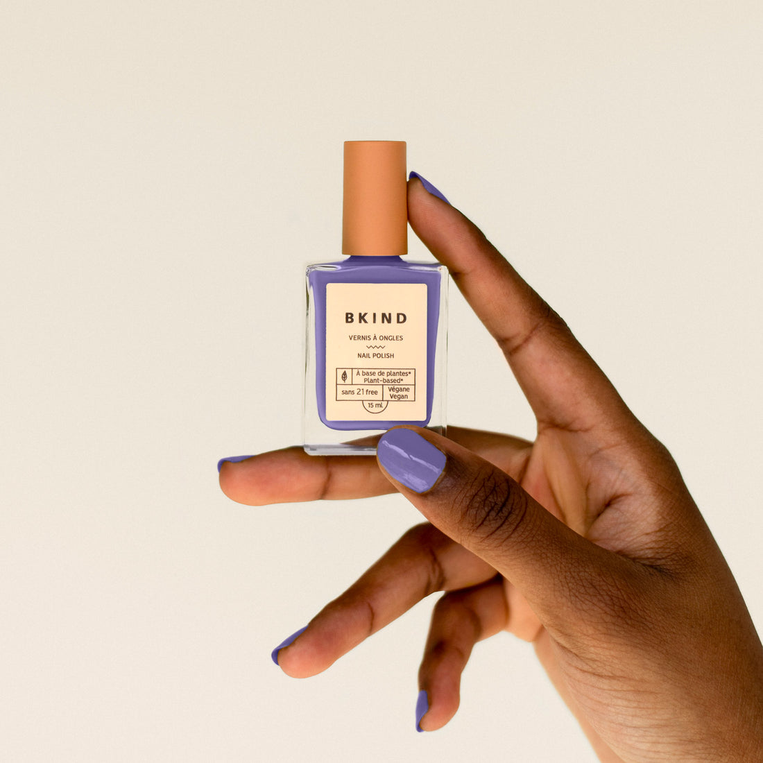 Berry Kini nail polish BKIND vegan 21-free plant-based polish