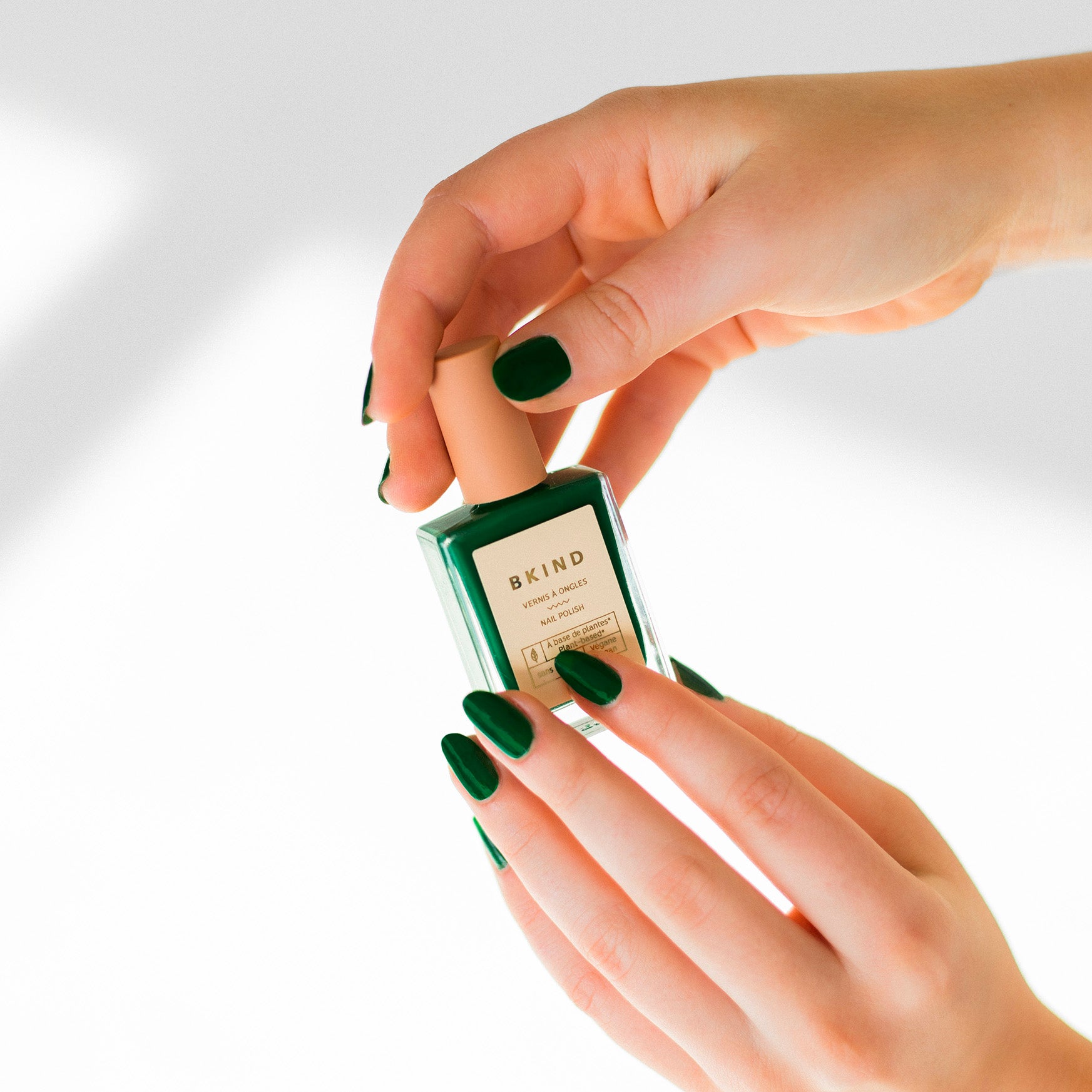Capricorn bkind nail polish green 21-free vegan