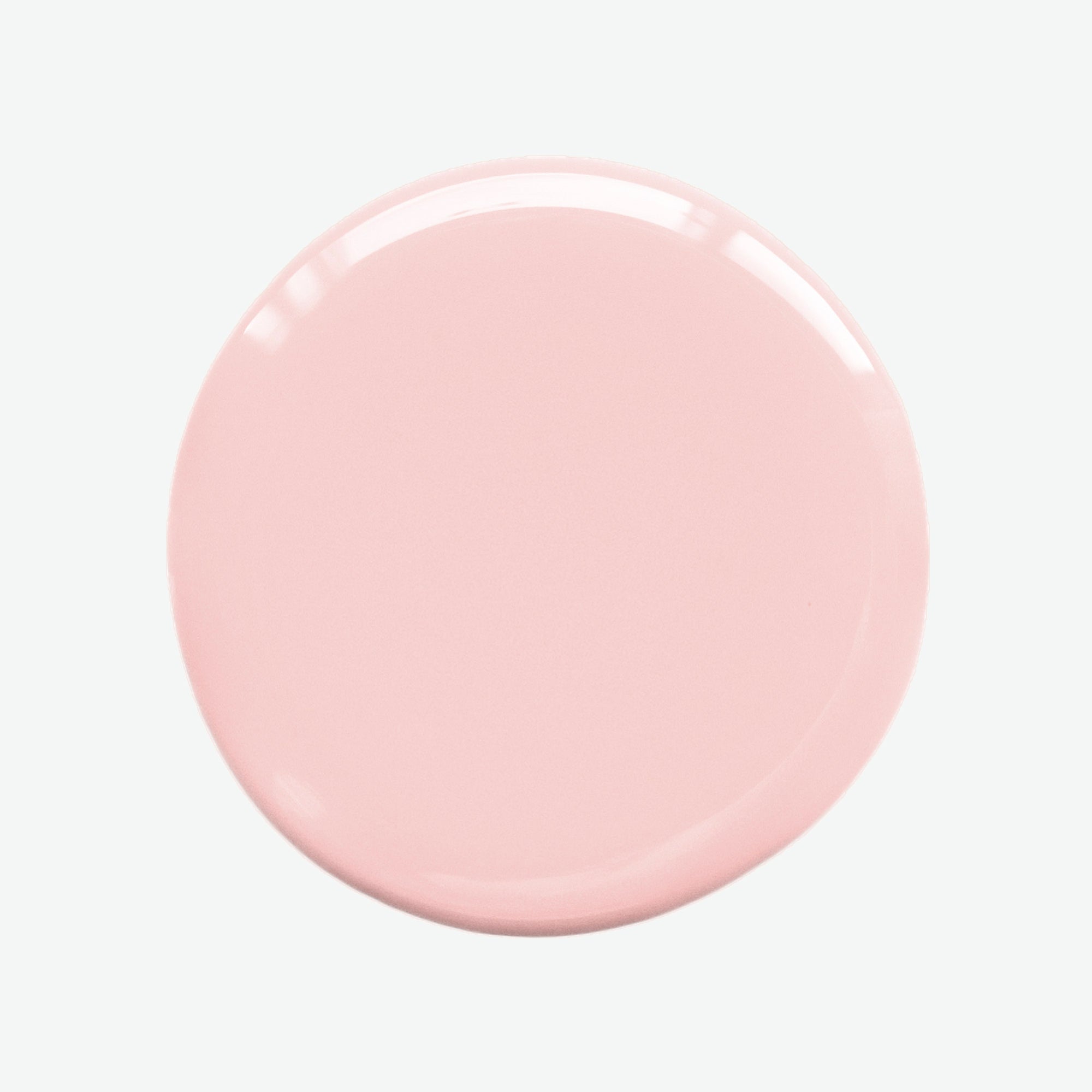 A rich porcelain pink nail polish swatch