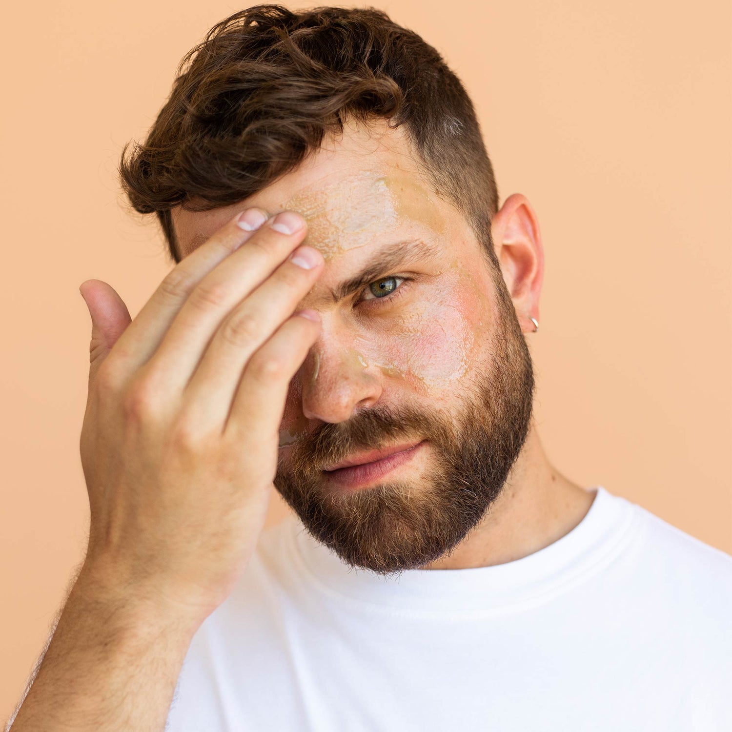 Moisturizing face scrub with papaya enzymes dry skin BKIND