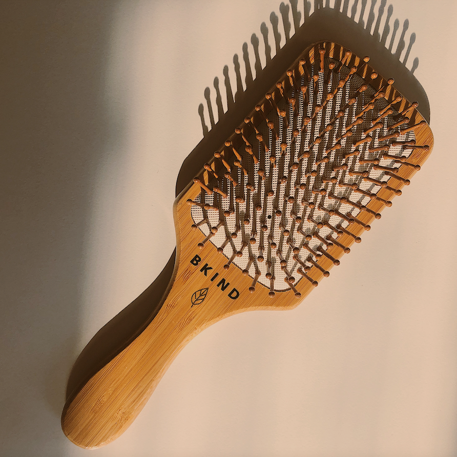 Bamboo hair brush biodegradable