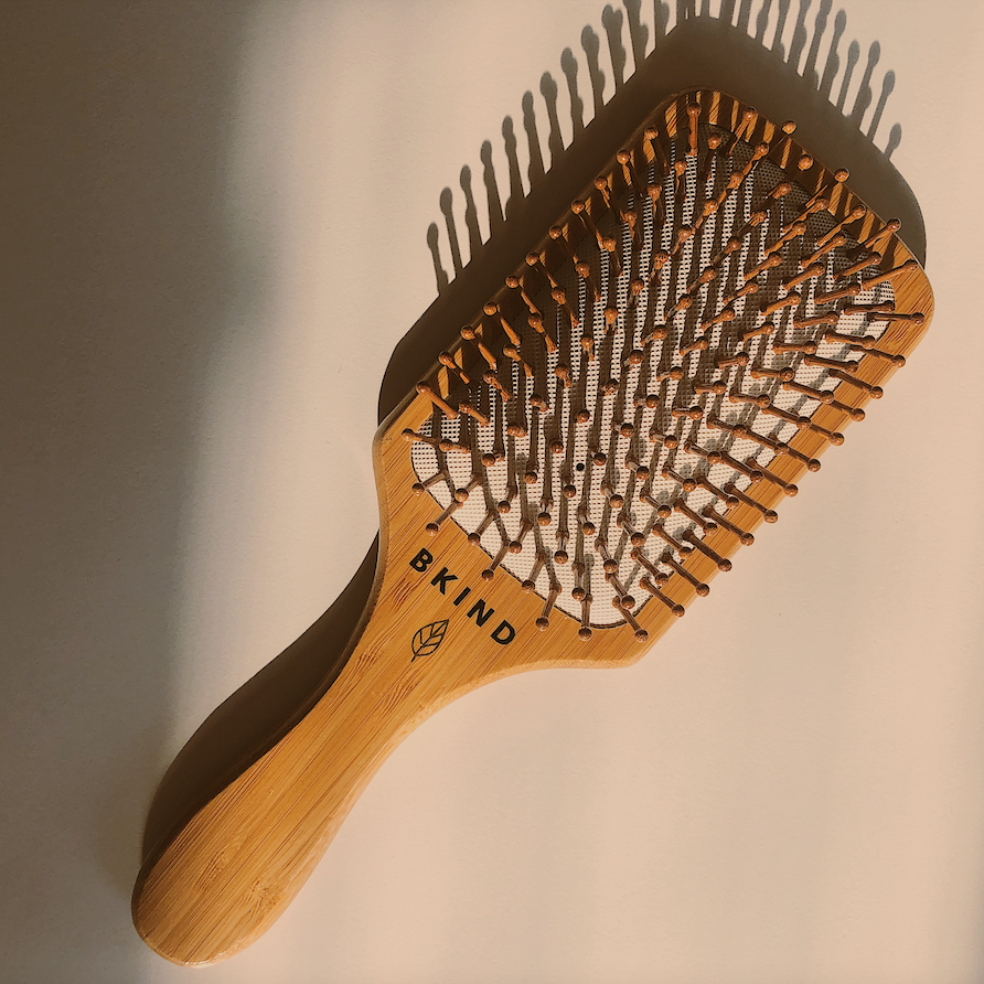 Brosse à cheveux en bambou