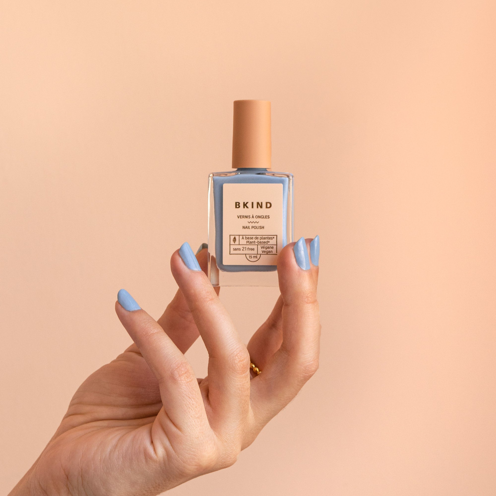 Jean-y in a bottle BKIND nail polish vegan plant-based 21-FREE
