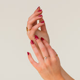 Pink Beet Latté BKIND nail polish vegan 21-free plant-based long-lasting ethical
