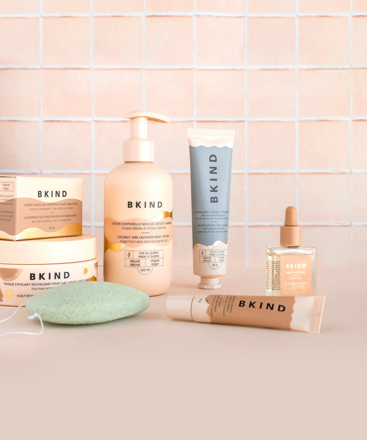 All natural vegan skin care products Montreal - BKIND