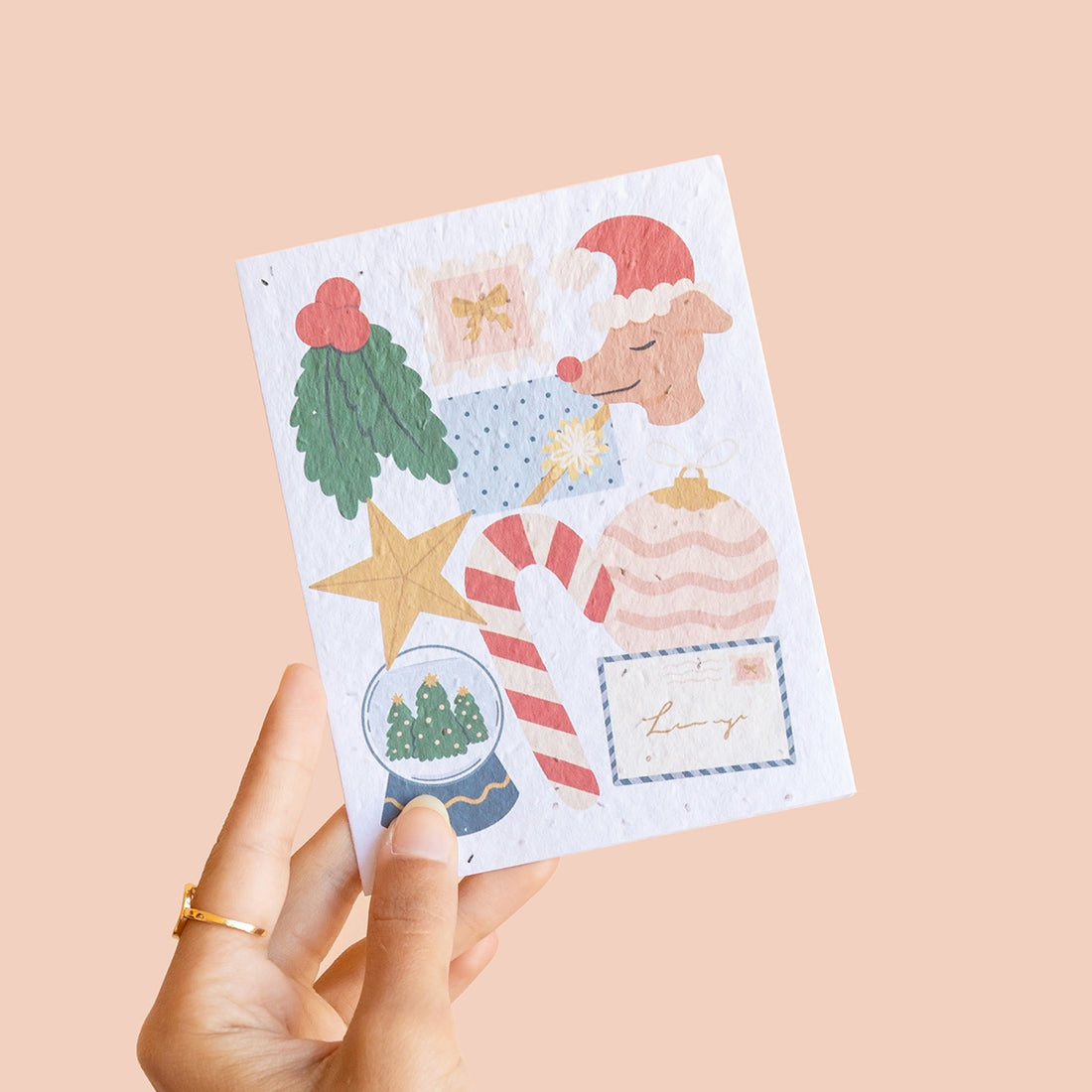 Holiday plantable card - Festive