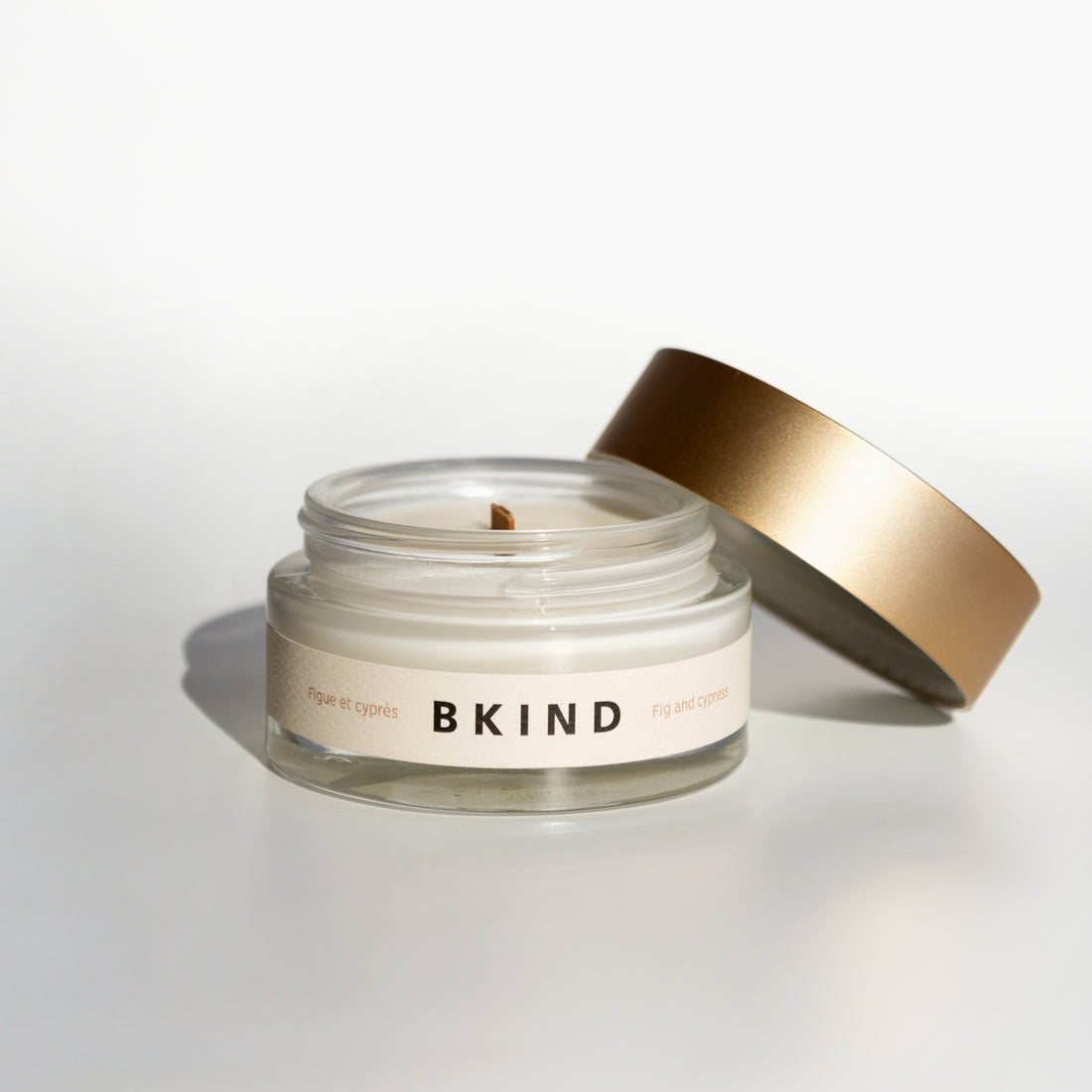 Candle - Fig and Cypress (in a reused moisturizer jar)