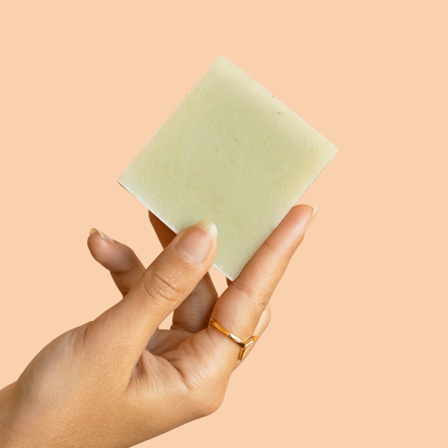 Package-free body soap - Herbal