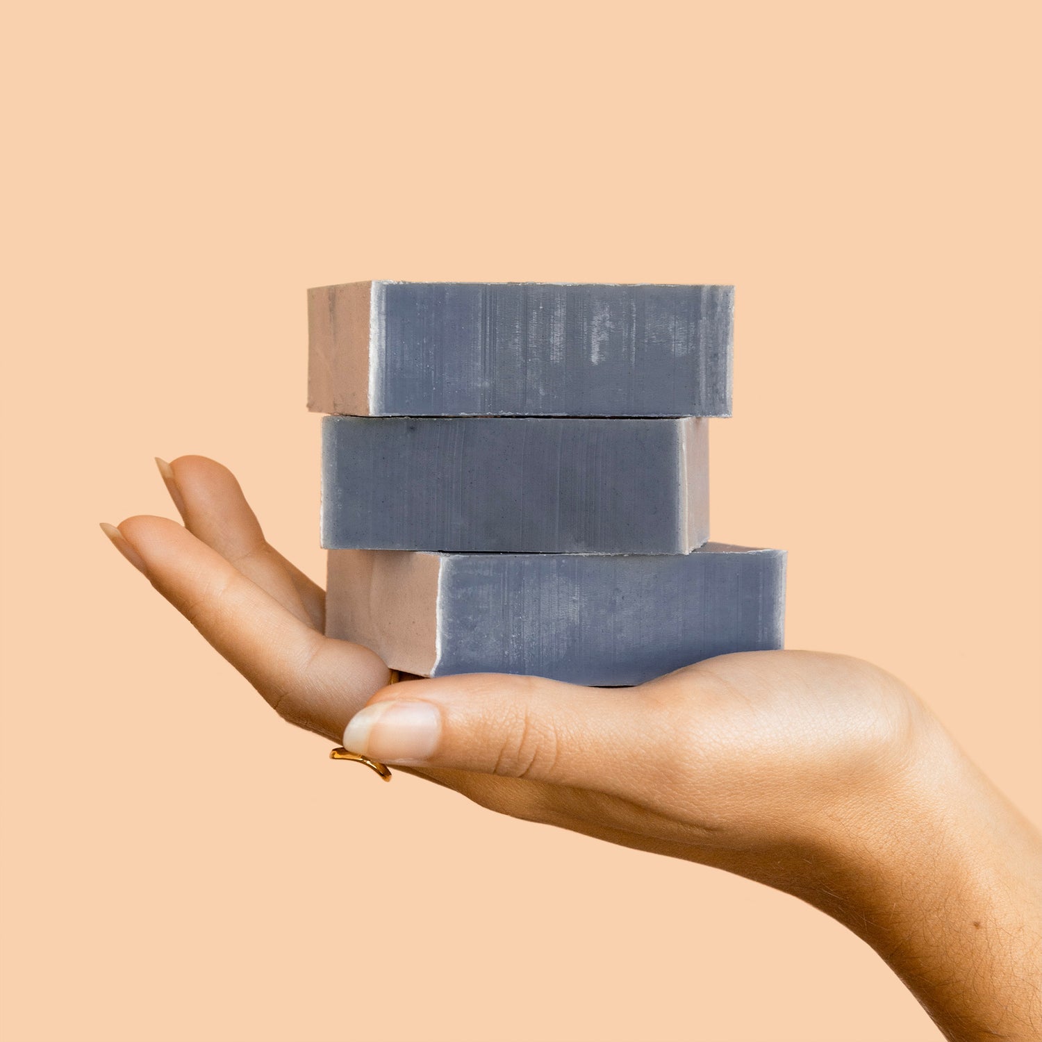 Package-free body soap - Indigo