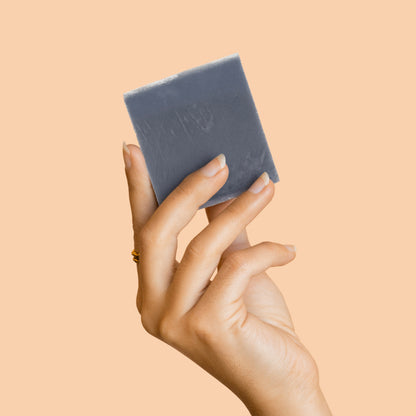 Package-free body soap - Indigo