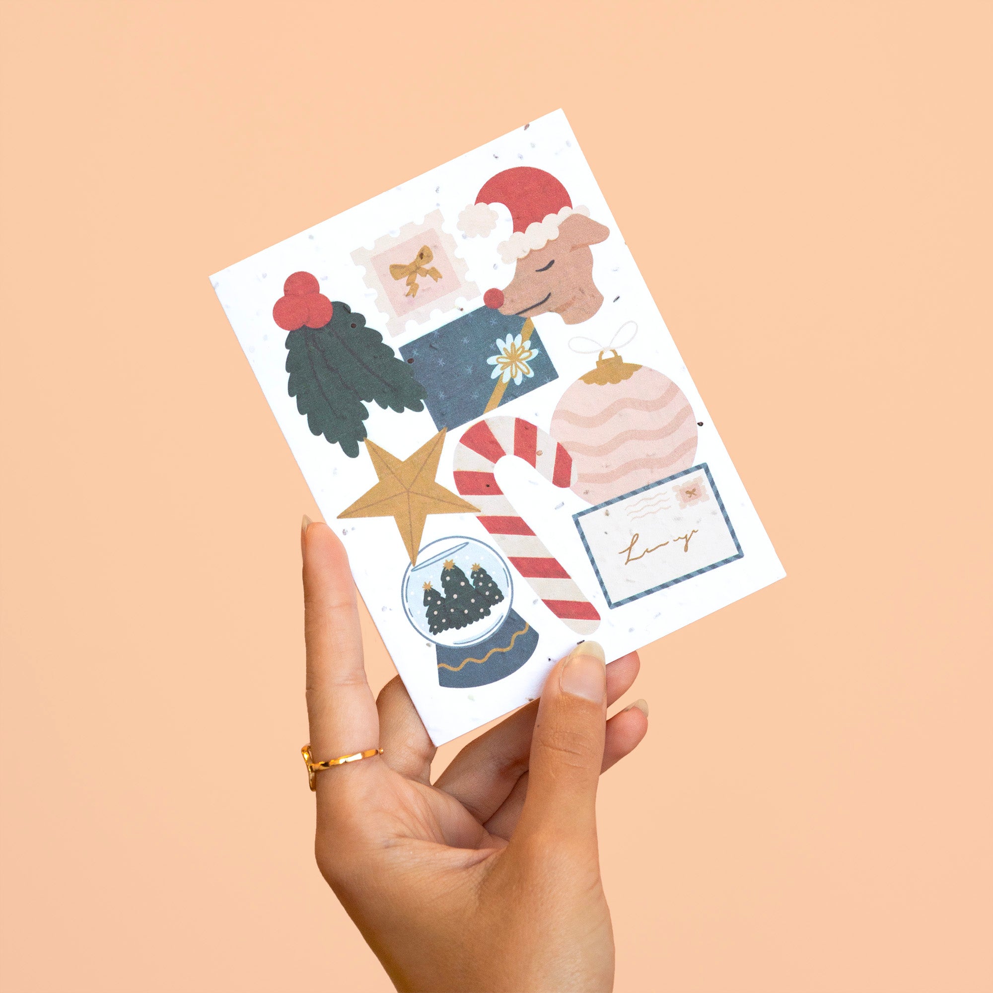 Holiday plantable card - Festive