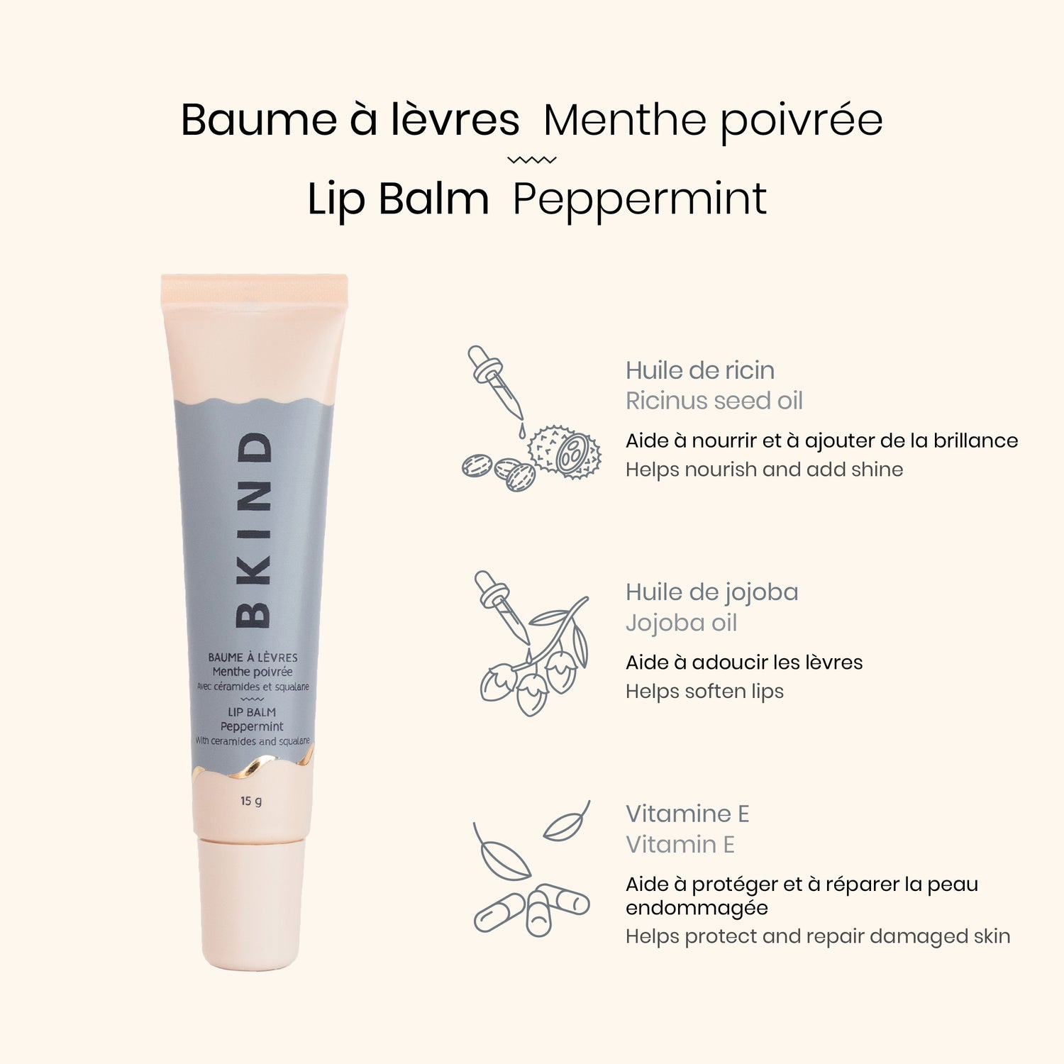 Nourishing Ceramide Lip Balm - Peppermint