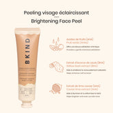 Key ingredients brightening face peel