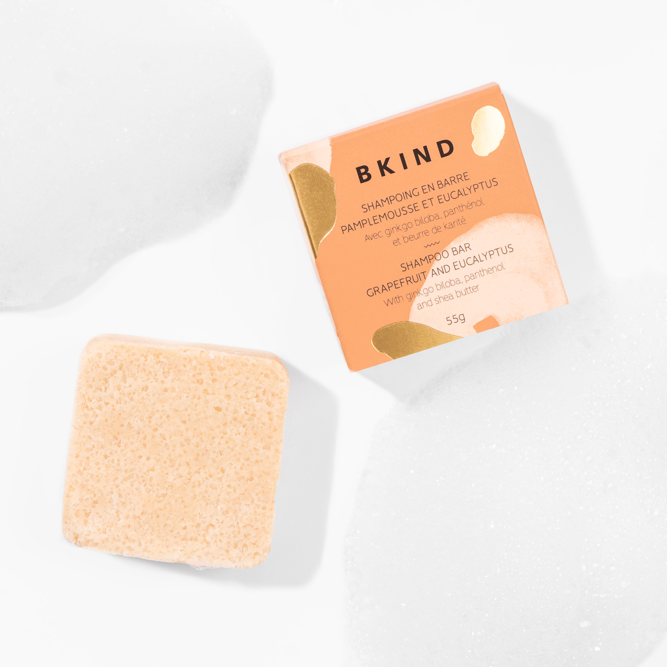 Shampoo bar - Normal and/or oily hair vegan natural sulfate-freeBKIND