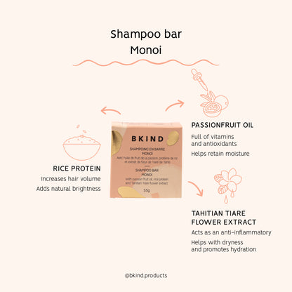 Shampoo bar - Dry and thin hair