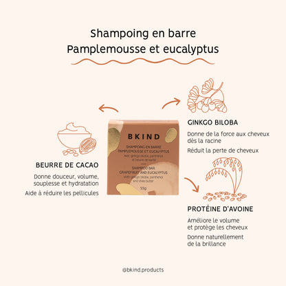 Shampoing en barre - Cheveux normaux et/ou à tendance grasse