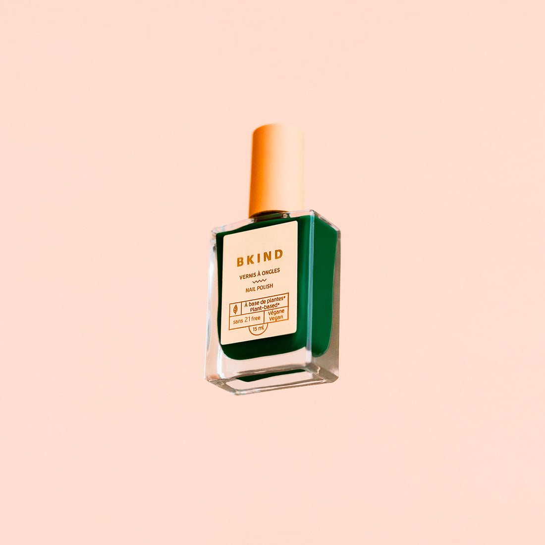 Capricorn bkind nail polish green 21-free vegan
