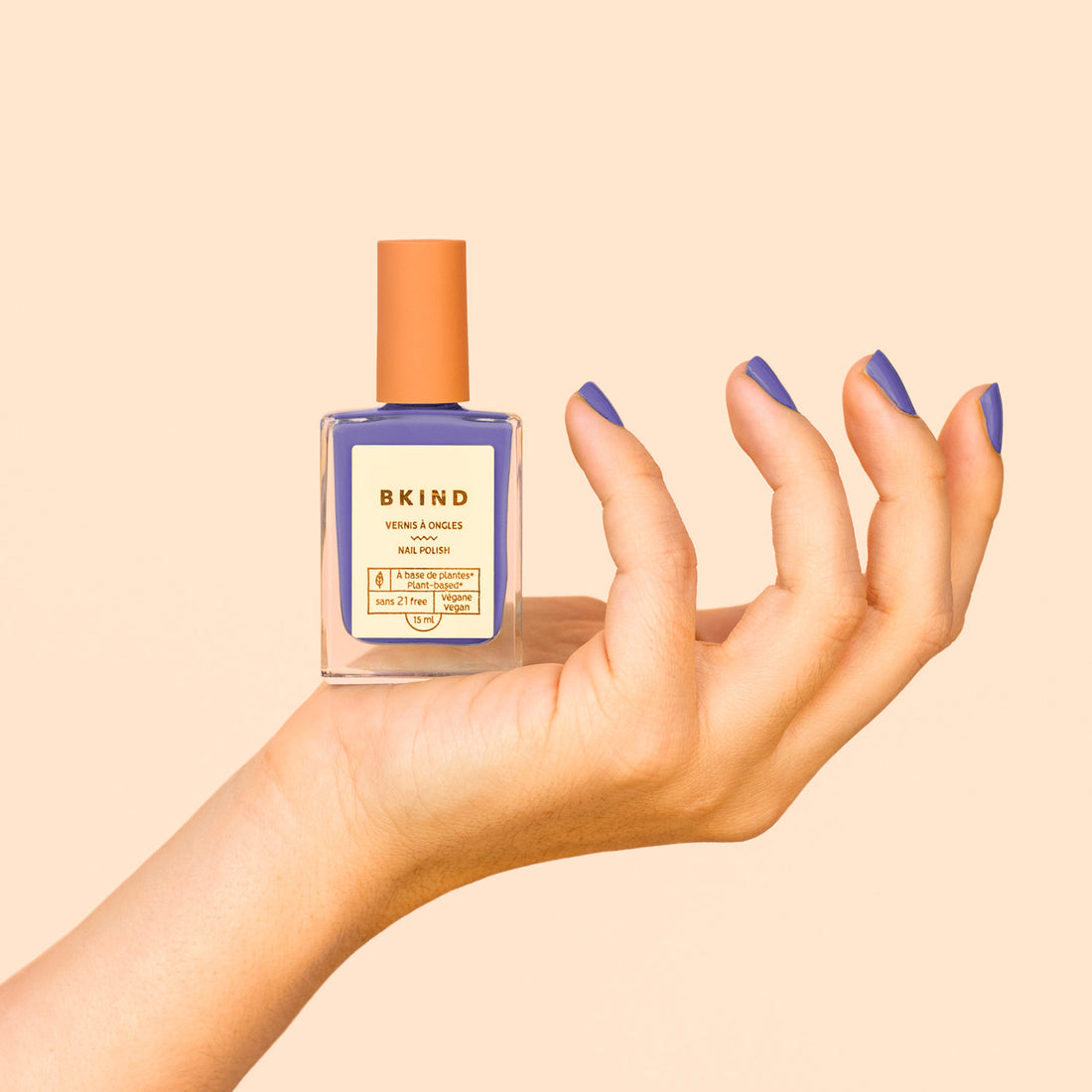 Berry Kini nail polish BKIND vegan 21-free plant-based polish