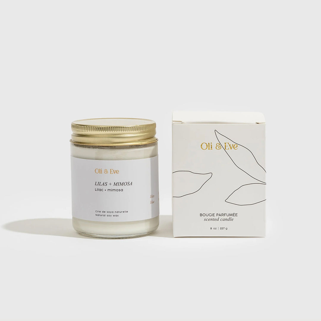 Oli &amp; Eve Candle - Lilac &amp; Mimosa