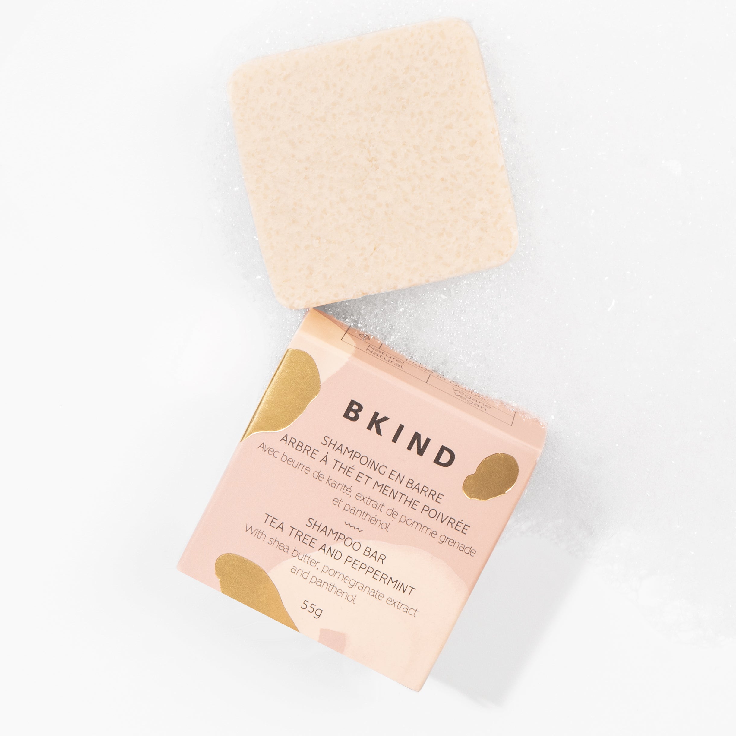 Natural shampoo bar Tea tree and Peppermint for colored – BKIND