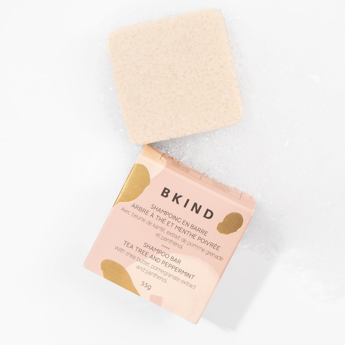 Shampoo bar - Colored or white hair vegan natural sulfate-free BKIND