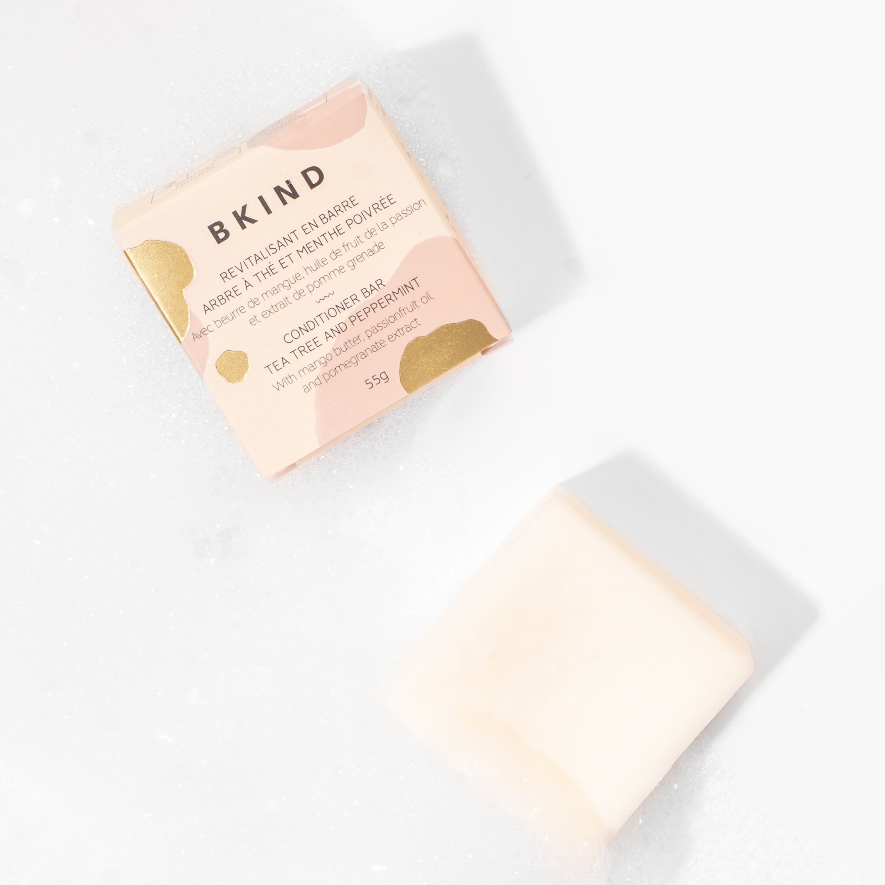 BKIND_conditioner_bar_tea_tree_peppermint_colord_white_hair