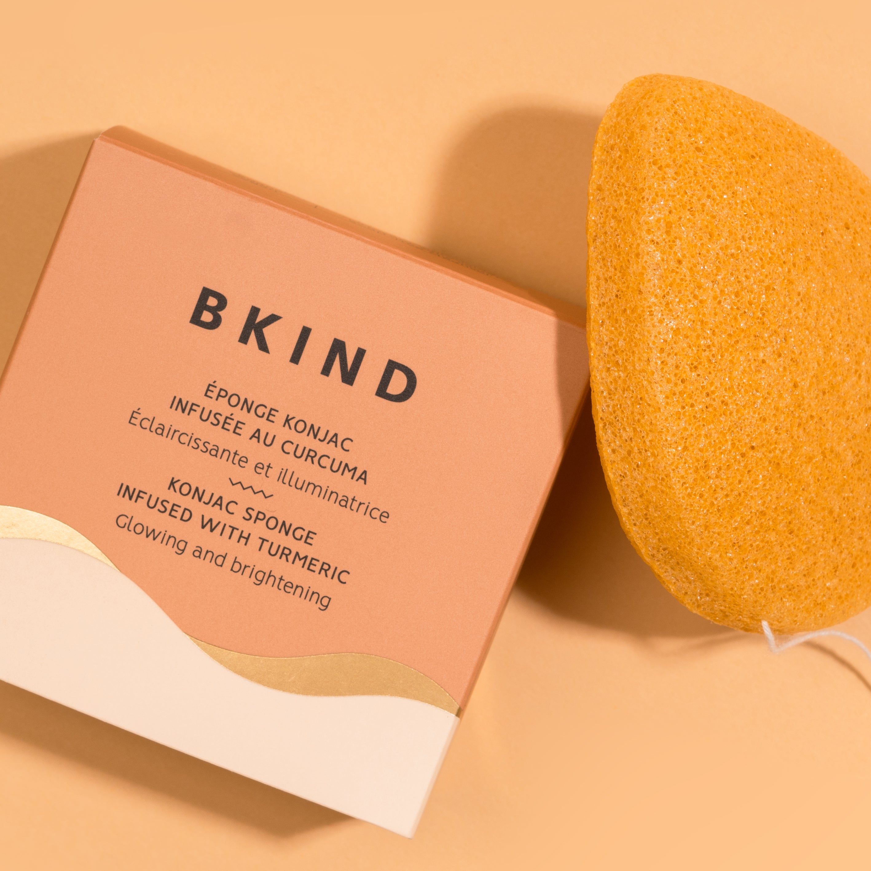 Cleansing Konjac Sponge - Brightening Turmeric